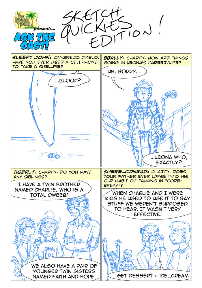 Ask the Cast! January 2015 Sketch Quickies Edition