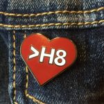 Love Greater Than Hate Enamel Pin by Snerks & Quirks